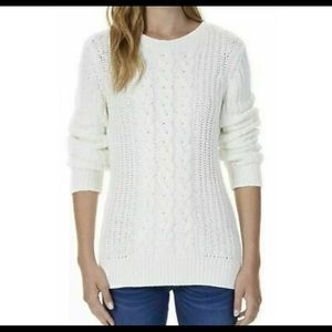 NAUTICA  WOMENS CHUNKY CABLE KNIT PULL OVER SWEATER